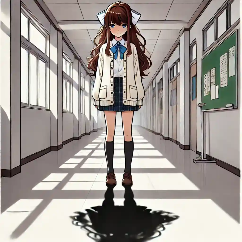 悩む中学生女子