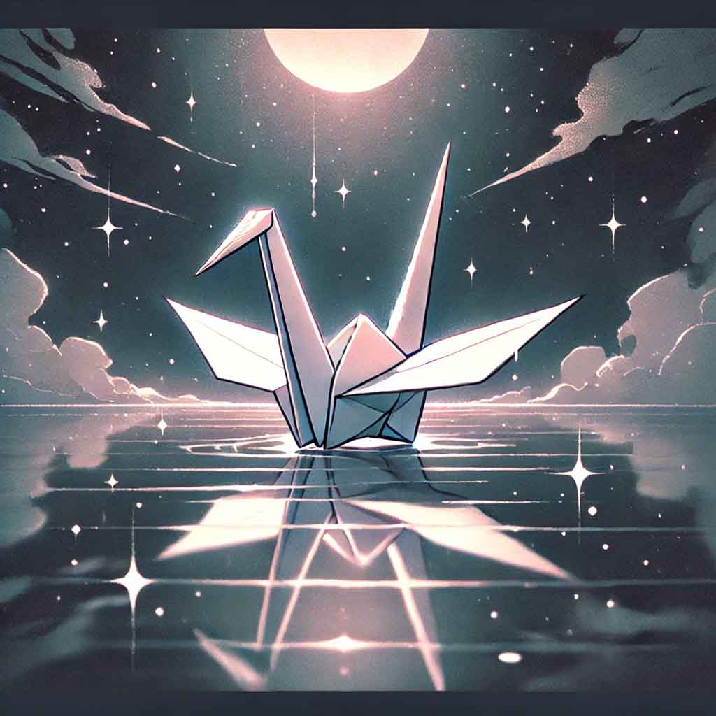 折り鶴のイメージ