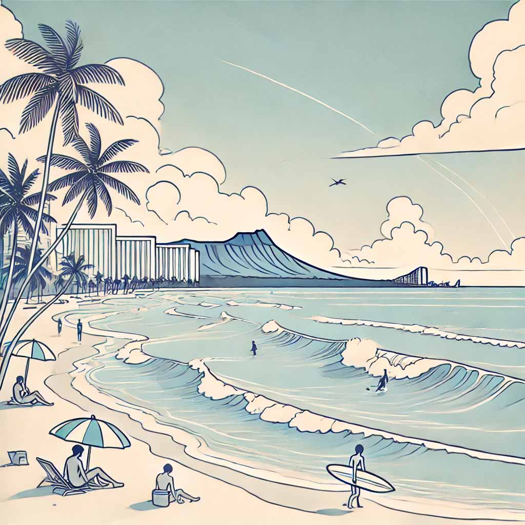 ワイキキビーチ