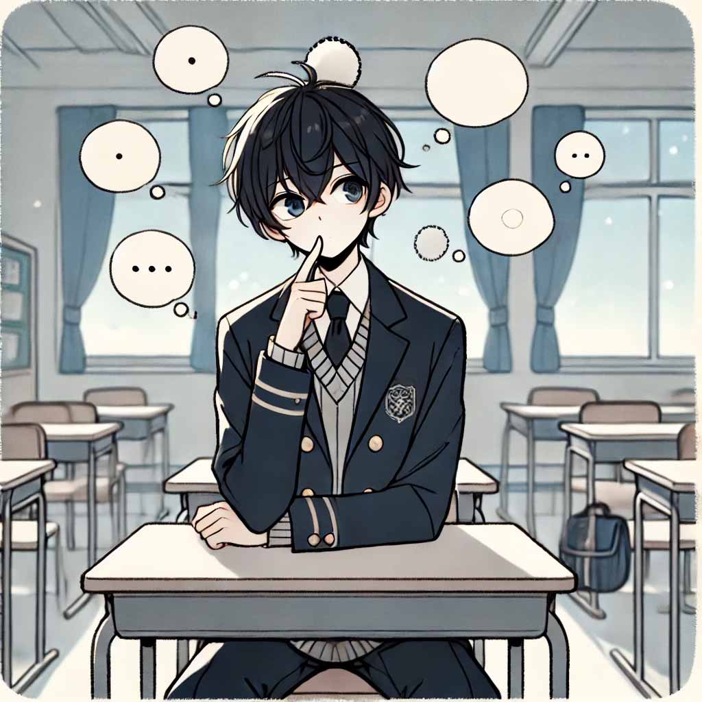 話題のストックをしている男子