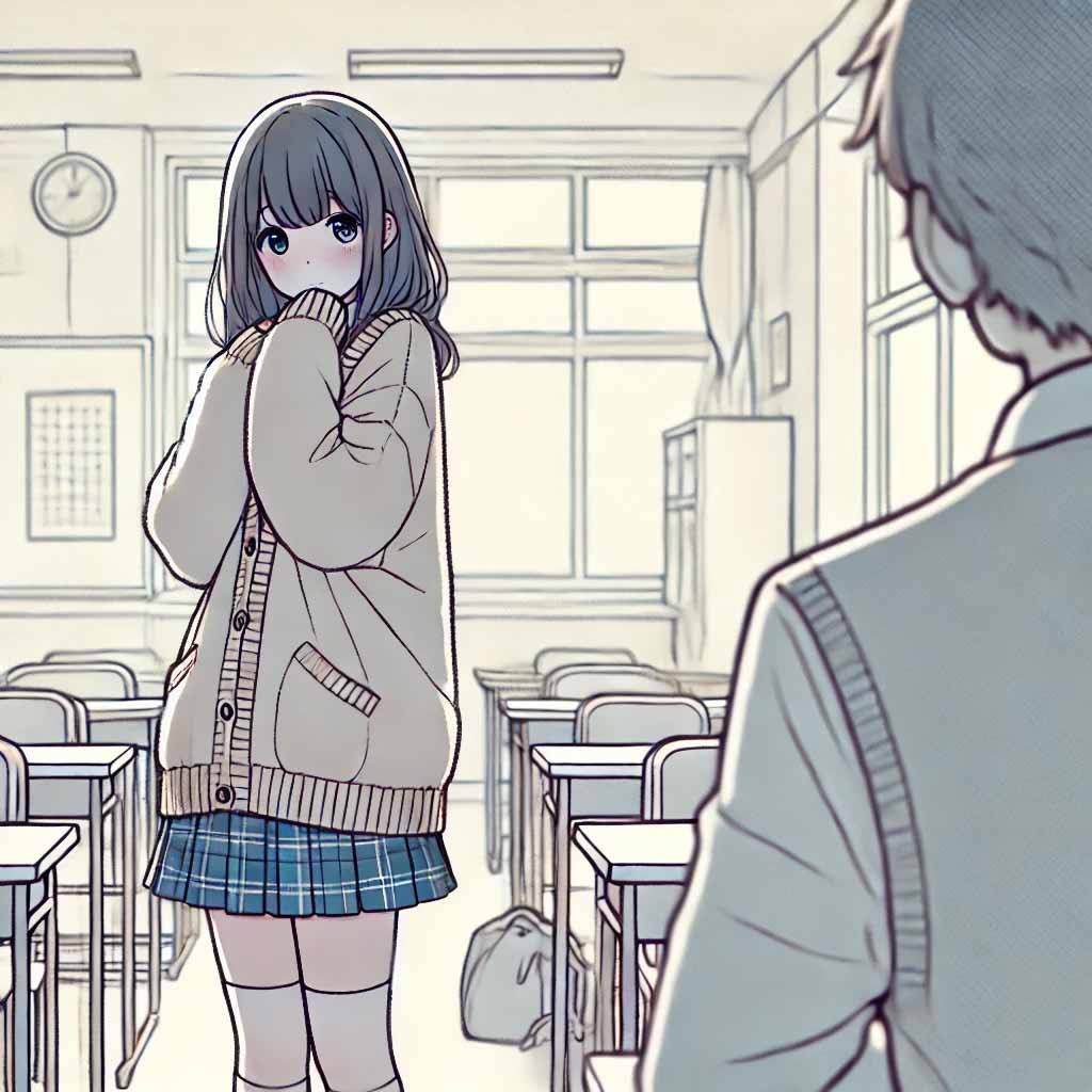 塾で気になる男の子がいる中学生女子