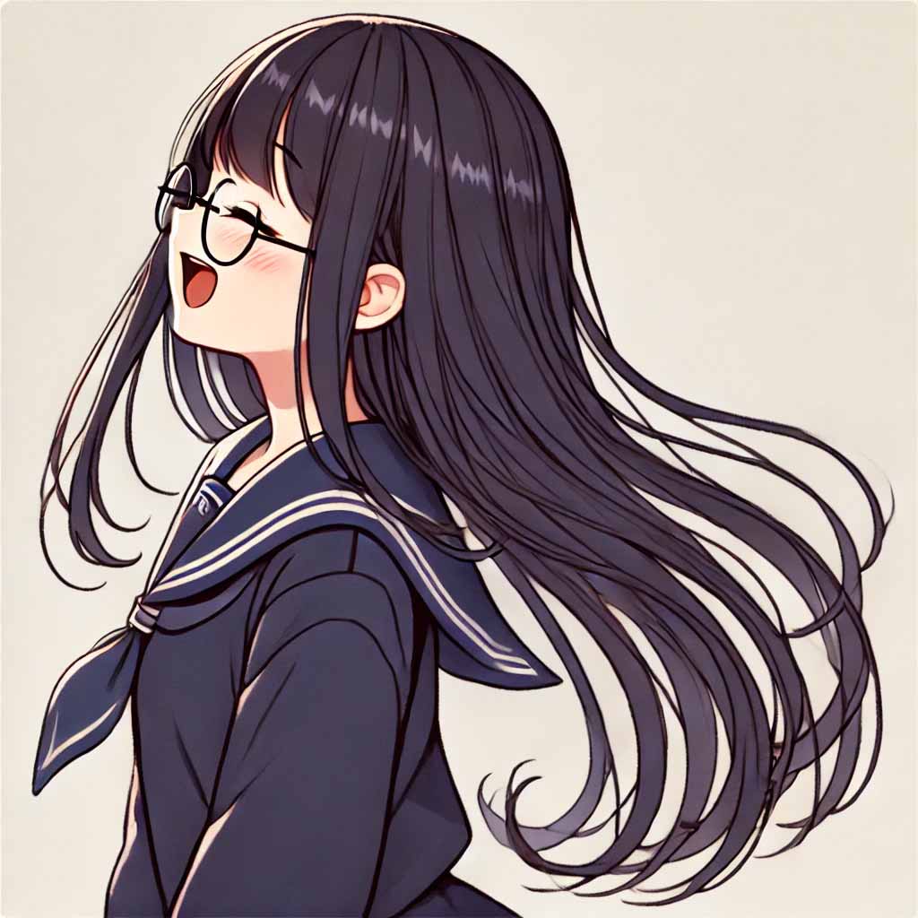 普段は朗らかな女子