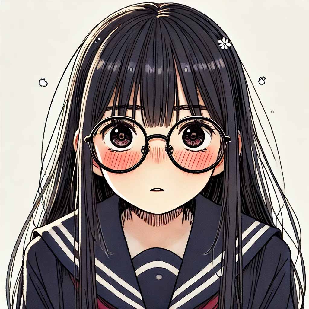 相手と目線を合わす中学生女子