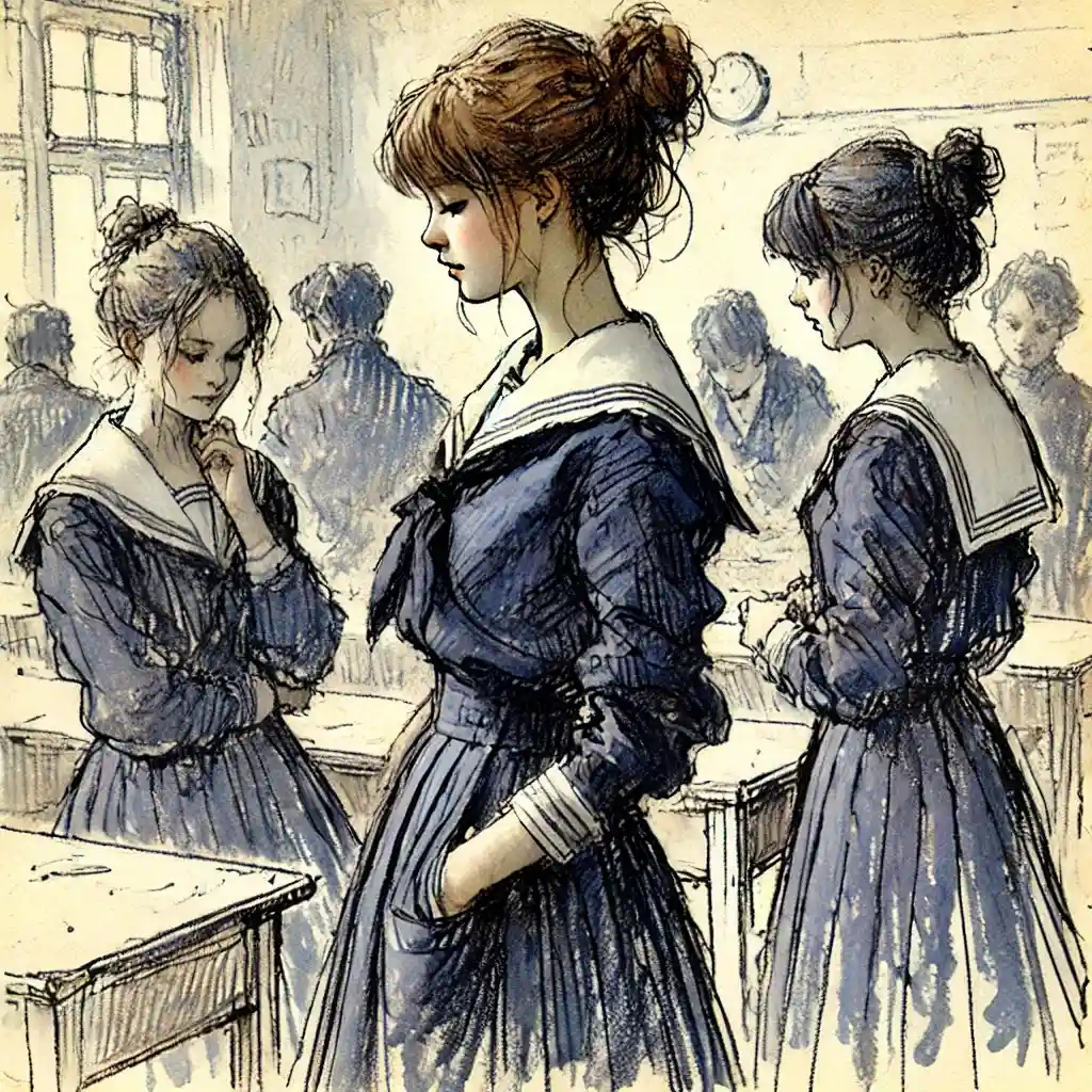 少人数の出し物を考えている女子