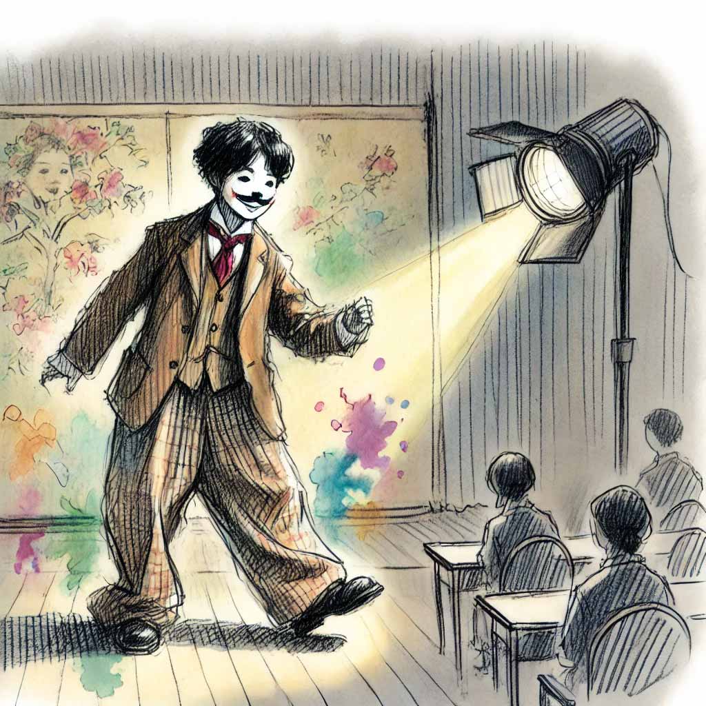 先生のモノマネ