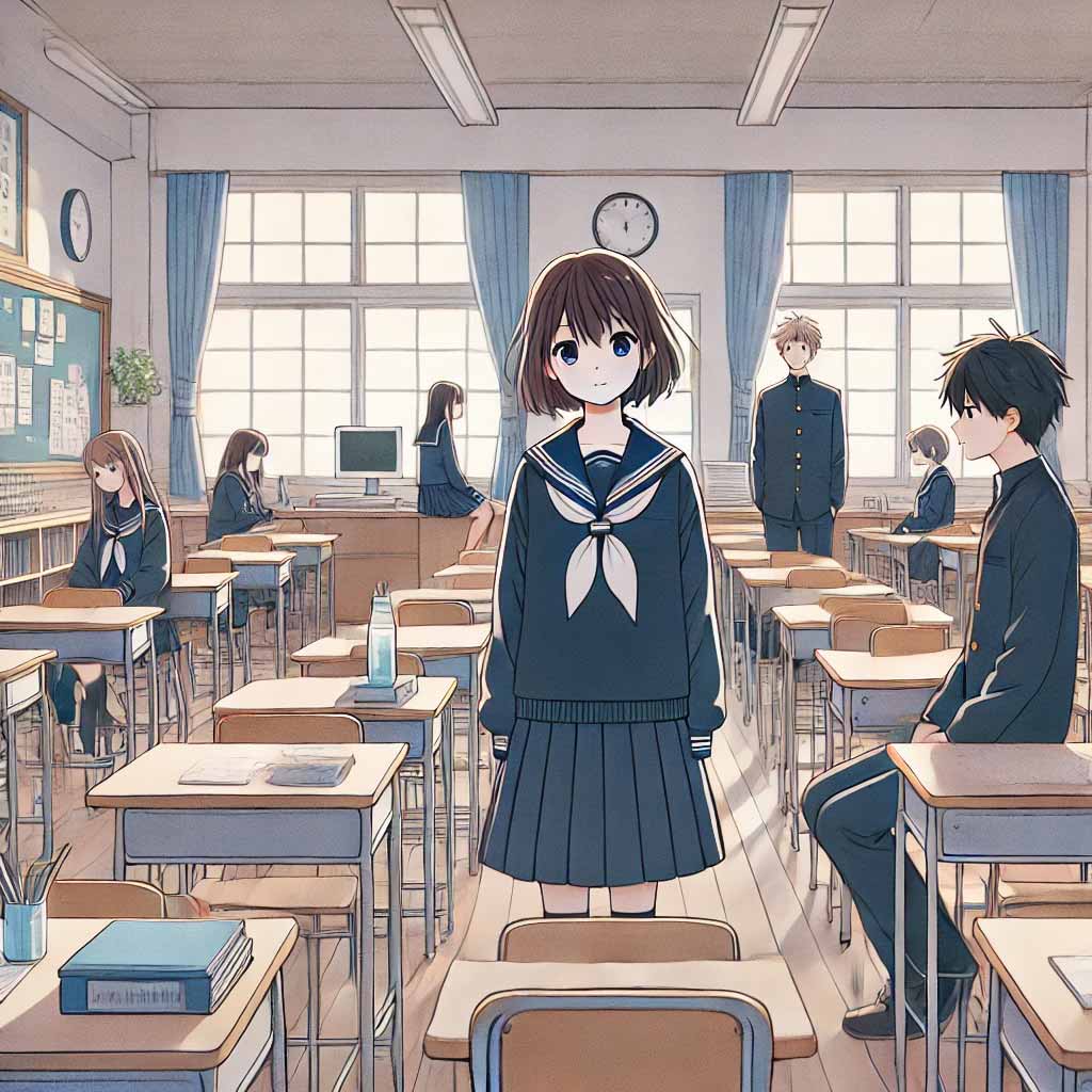 休み時間の教室