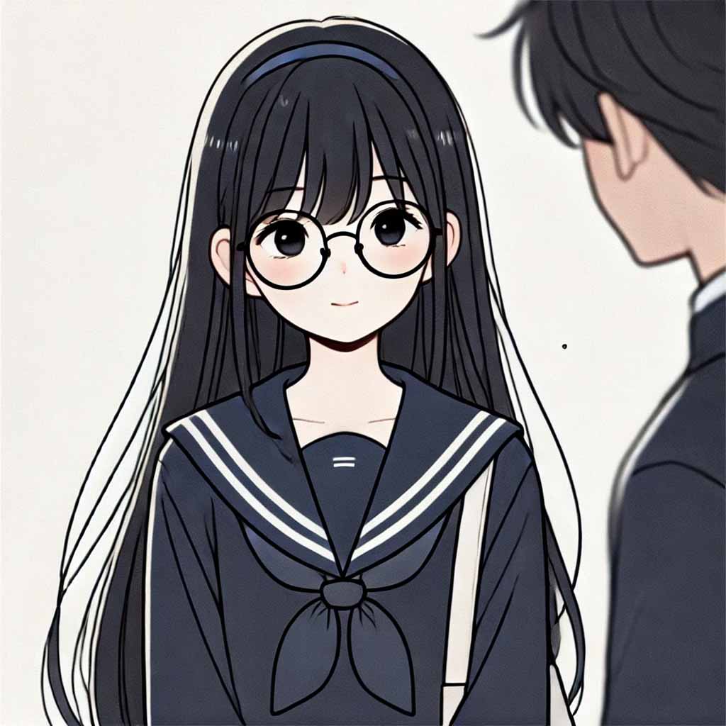 男子の変化に気づく中学生女子