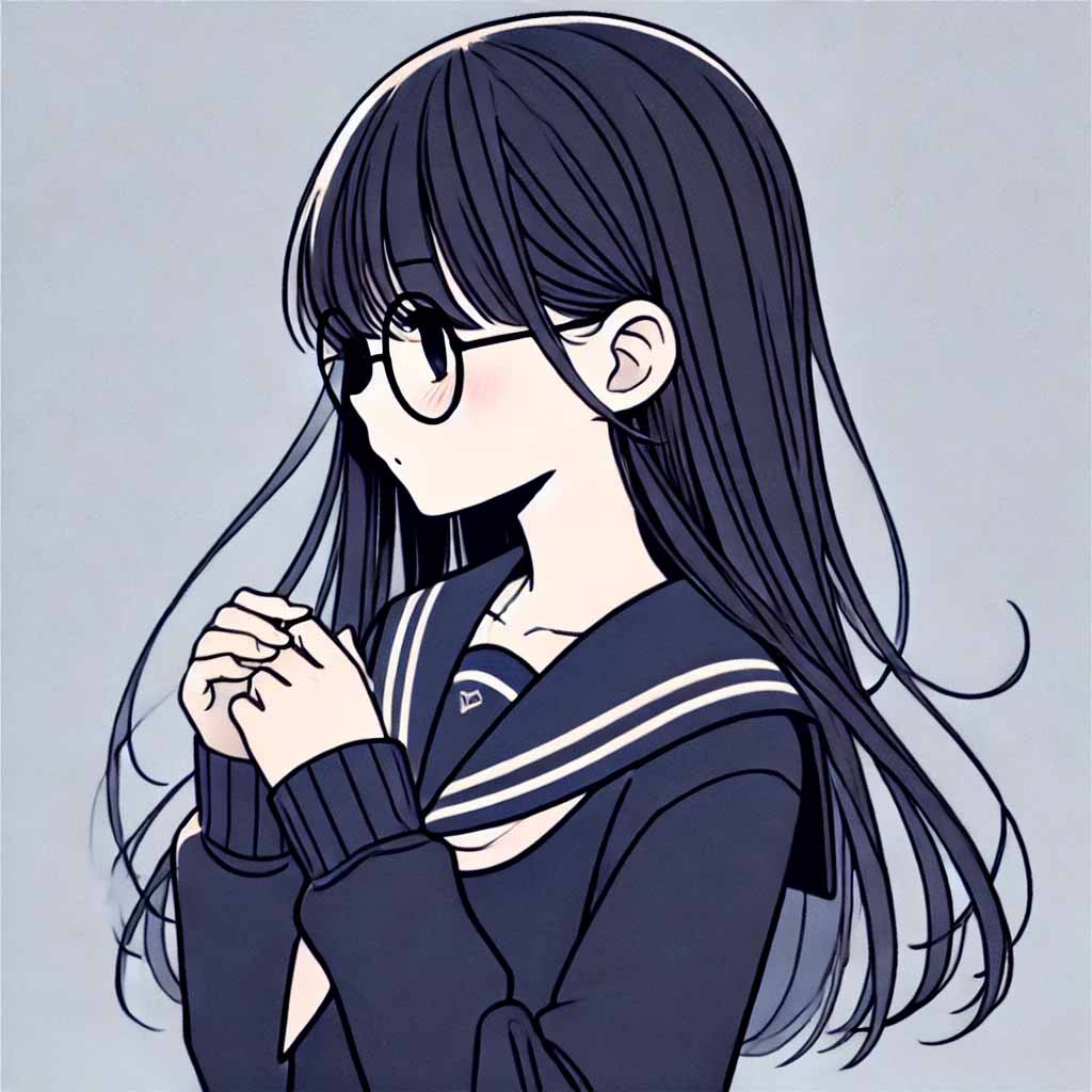 少し恥ずかしい話題をする中学生女子