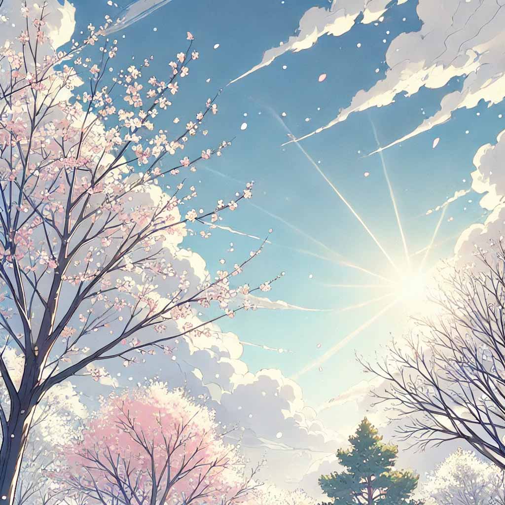 iいいことがありそうな春の空