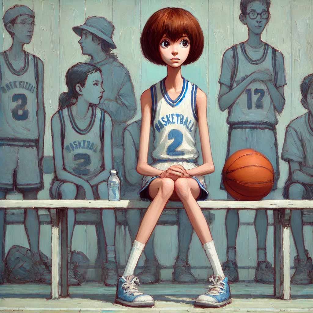 一人だけ寂しい運動音痴の女子