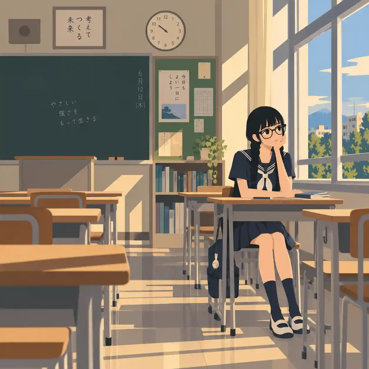色々悩んでいる女子