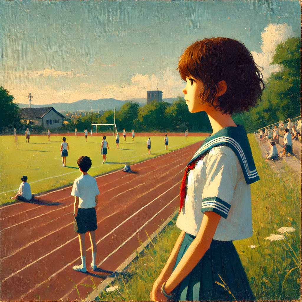 恋をしている中学生女子