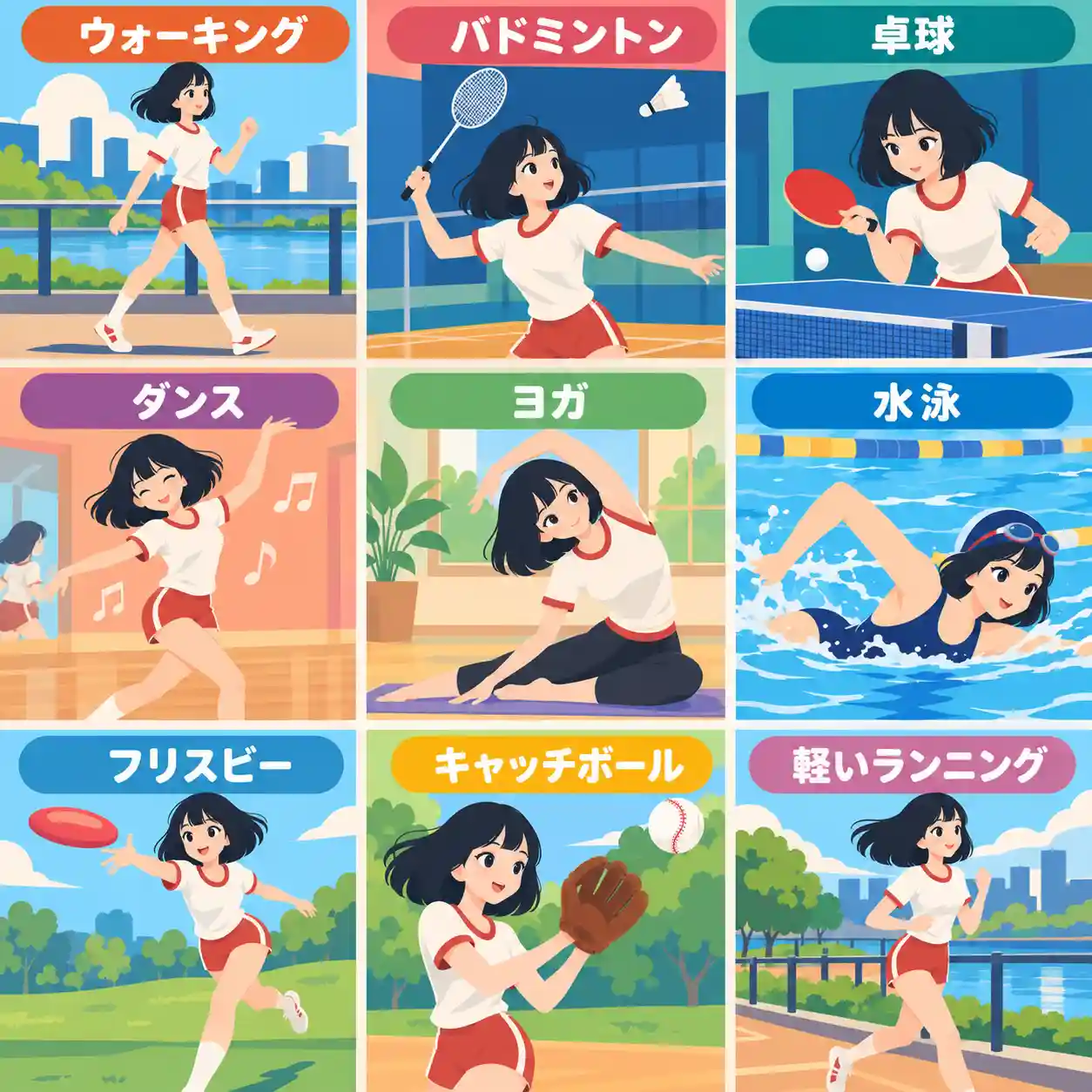 うんちでも上達できる種目