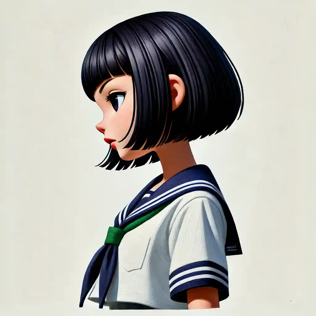 真剣に悩む中学生女子