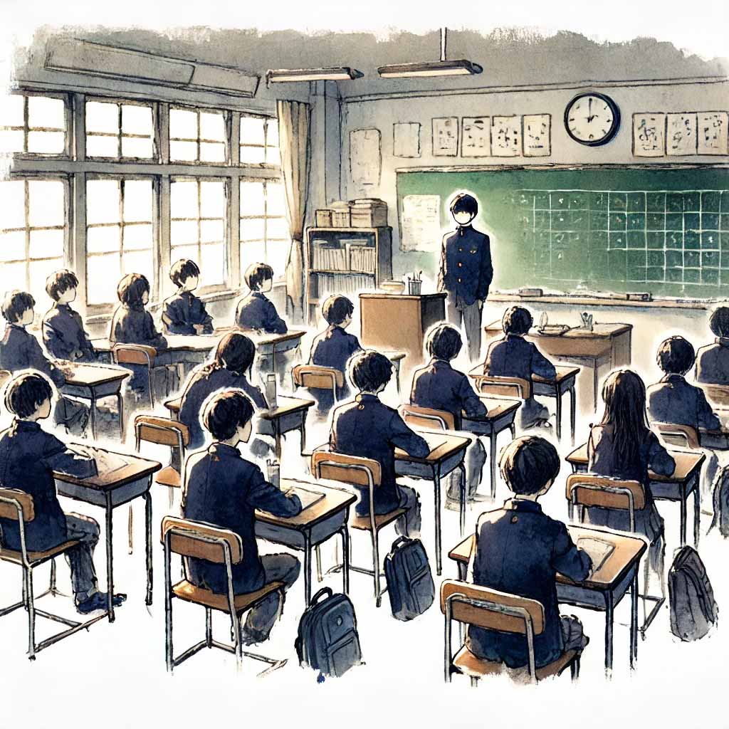 教室　学生たち