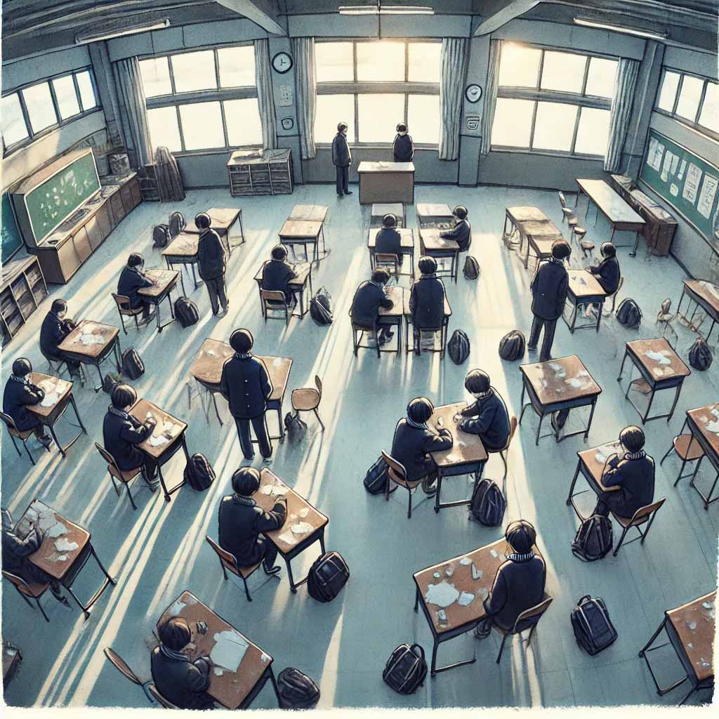 授業開始前の教室