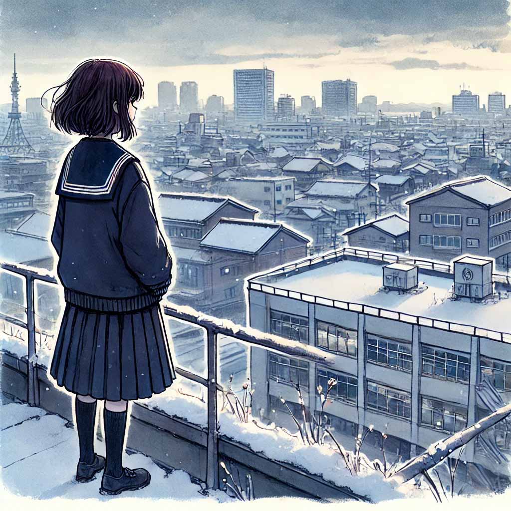 渡すかどうか迷っている女子