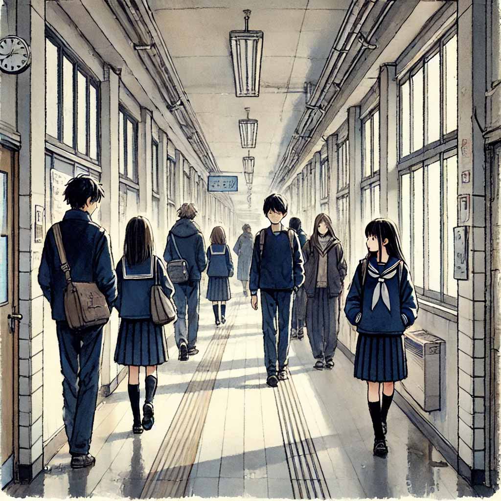 学校の廊下