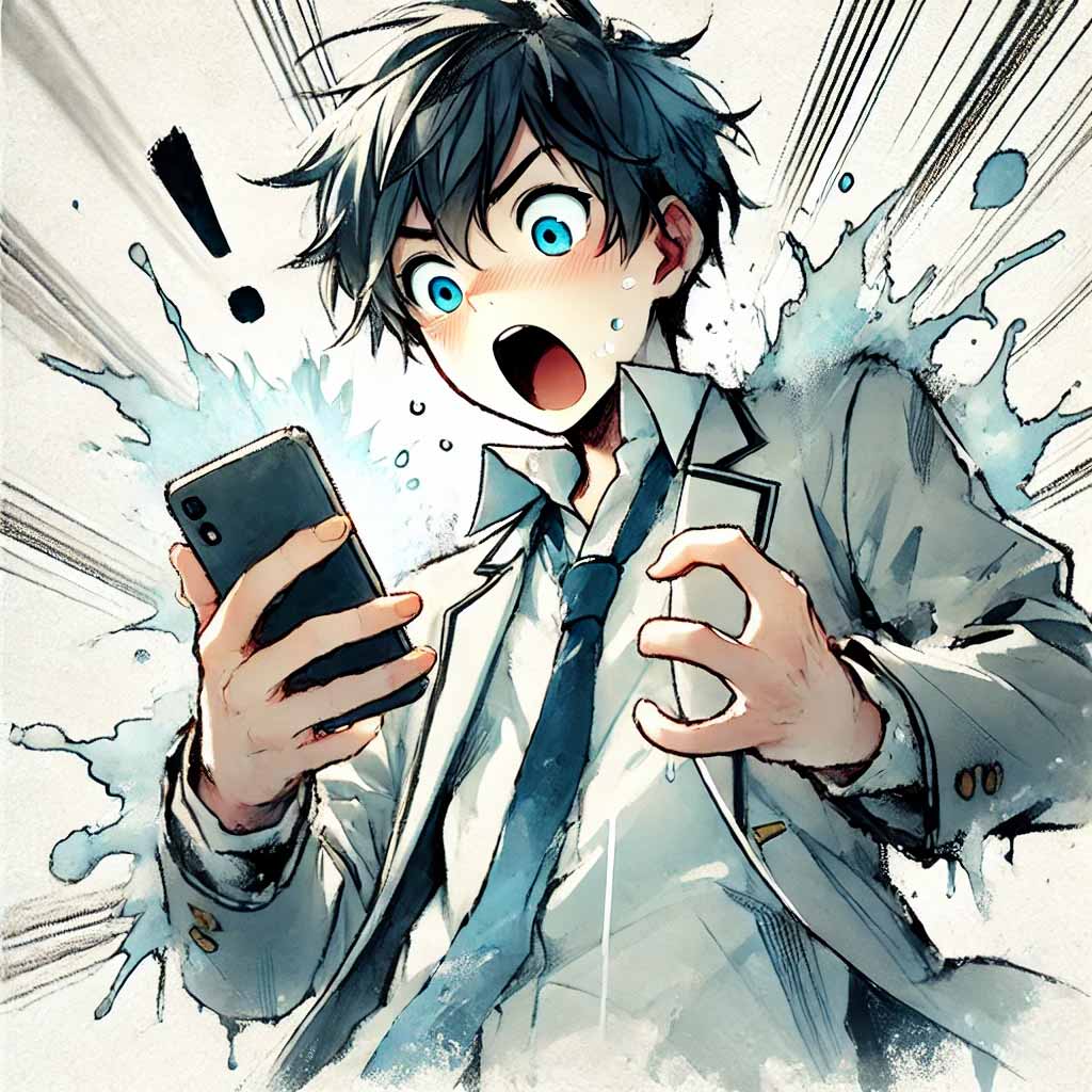 急な呼び出しにビビる男子