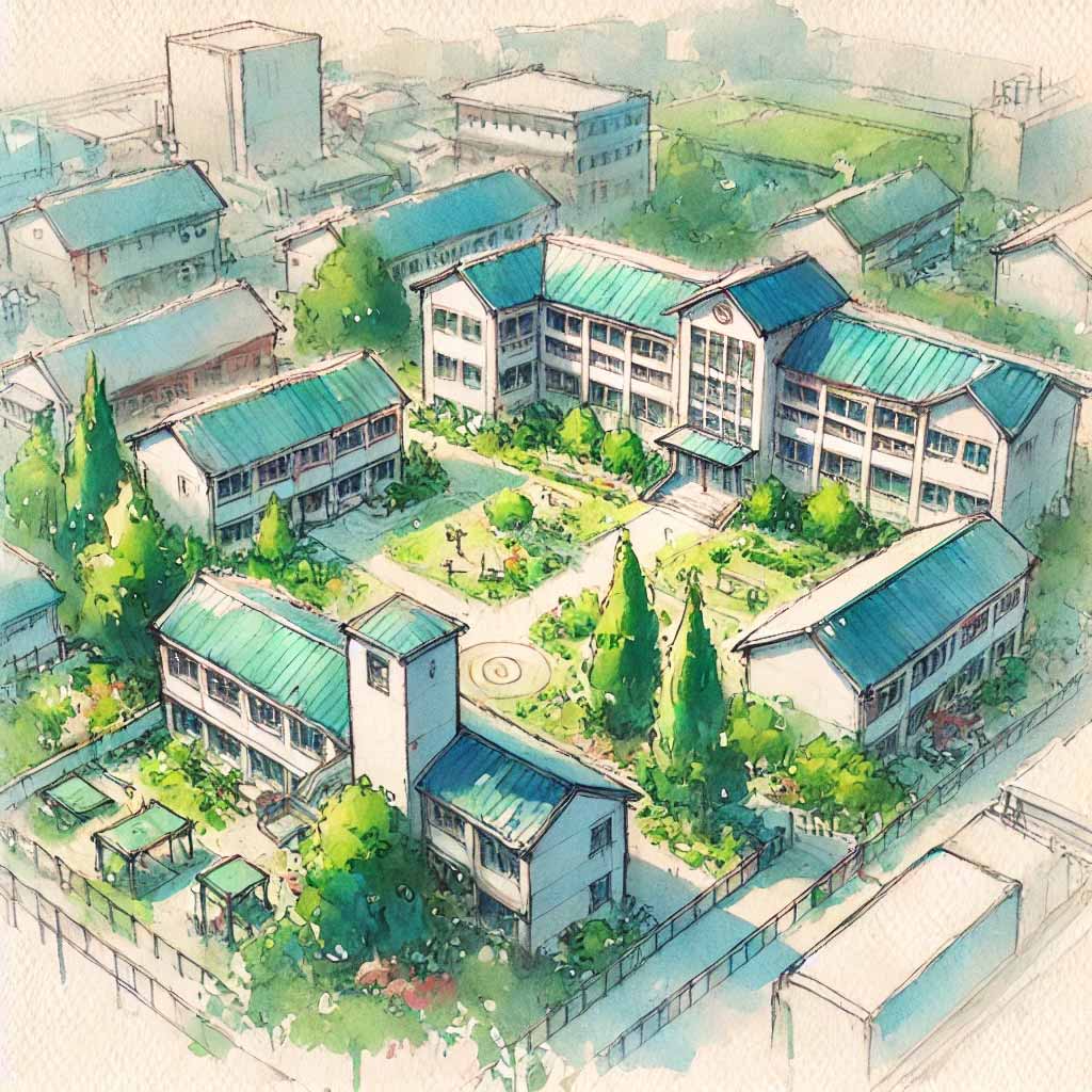 学校校舎全景
