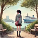 一人で遊びに来た中学生女子