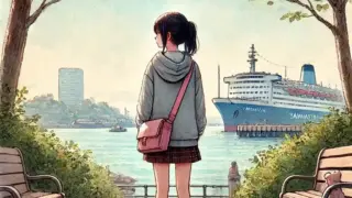 一人で遊びに来た中学生女子