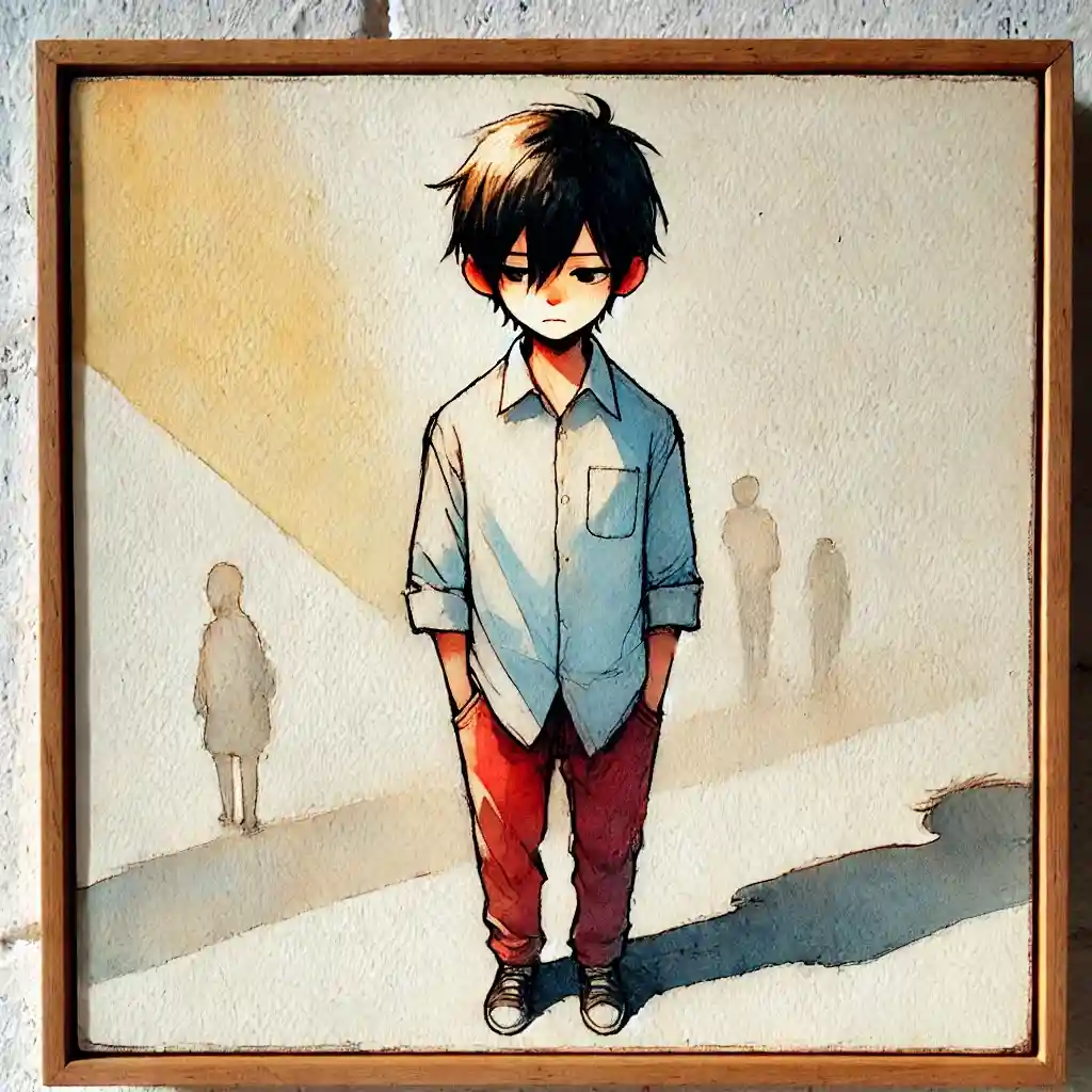 自信がない中学生男子