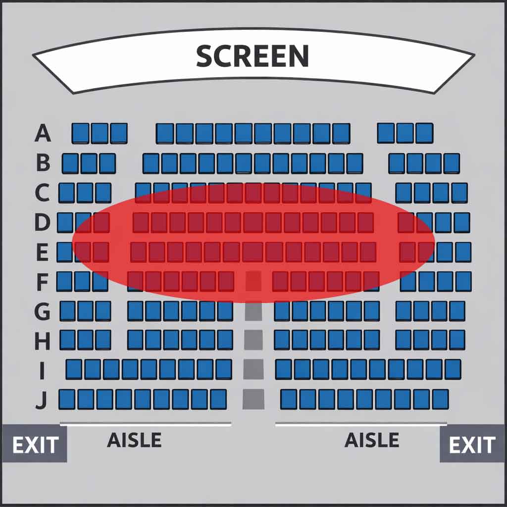アニメベストシート位置