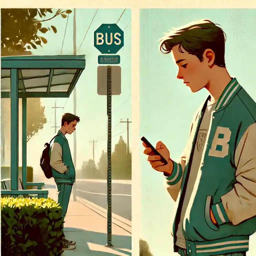 バツに乗る男子