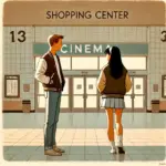 不b理帰って女の子を見ている男子