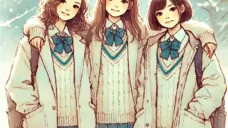 卒業式での写真