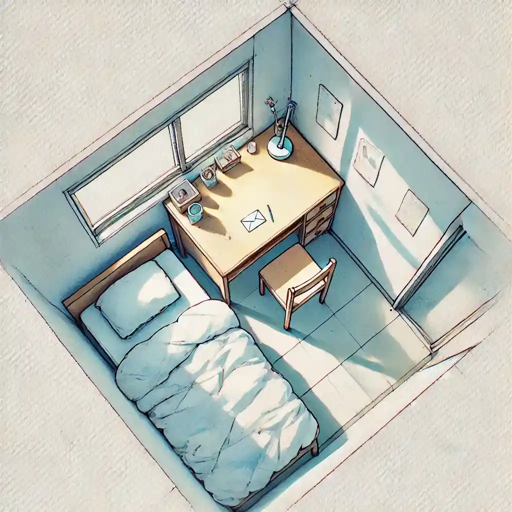 机の上の手紙