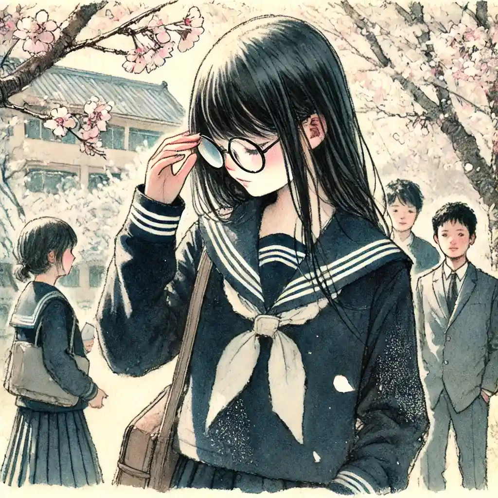 ちょっと泣いちゃった女子