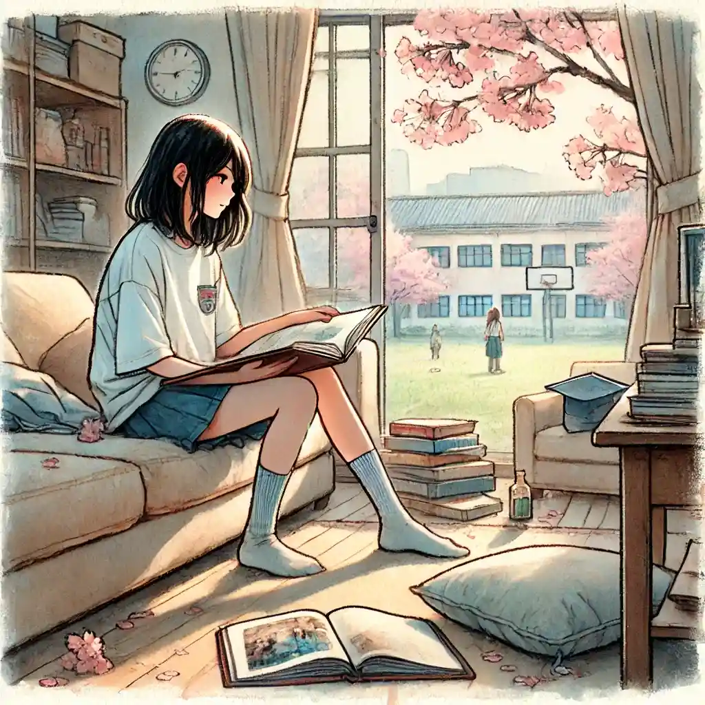 卒業してからアルバムを見ている