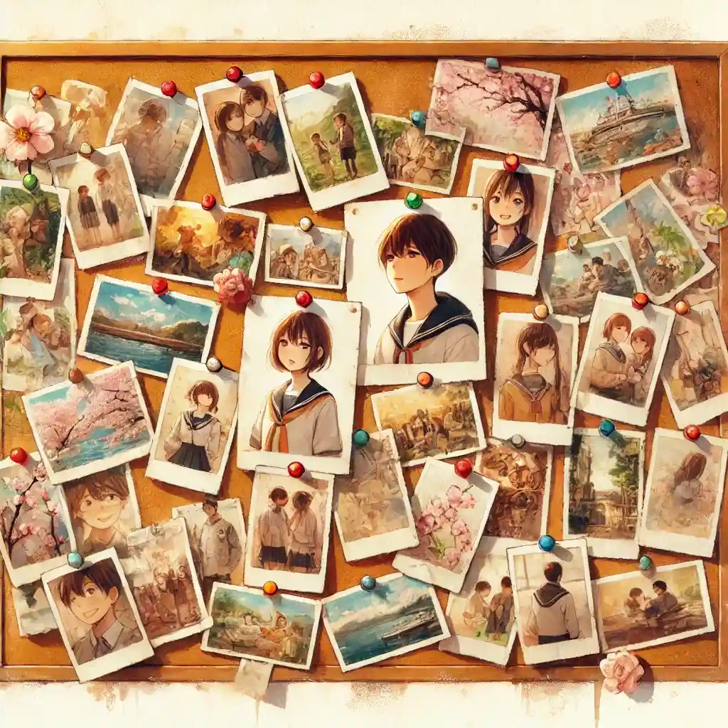 思い出のコルクボード