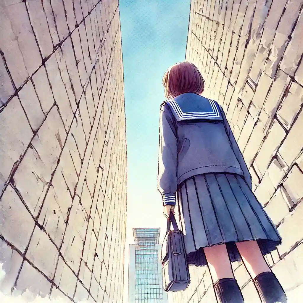 コミュニケーションに高い壁のイメージ