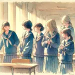 中学生女子　仲良しグループ