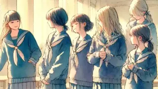 中学生女子　仲良しグループ