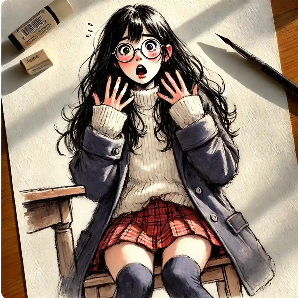 断られてショックな中学生女子