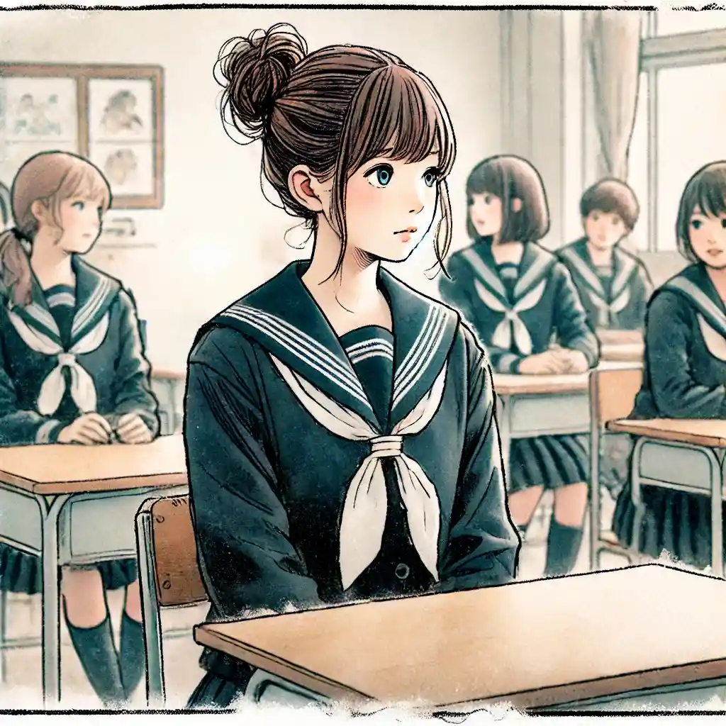 クラス替えが最悪に感じている中学生女子