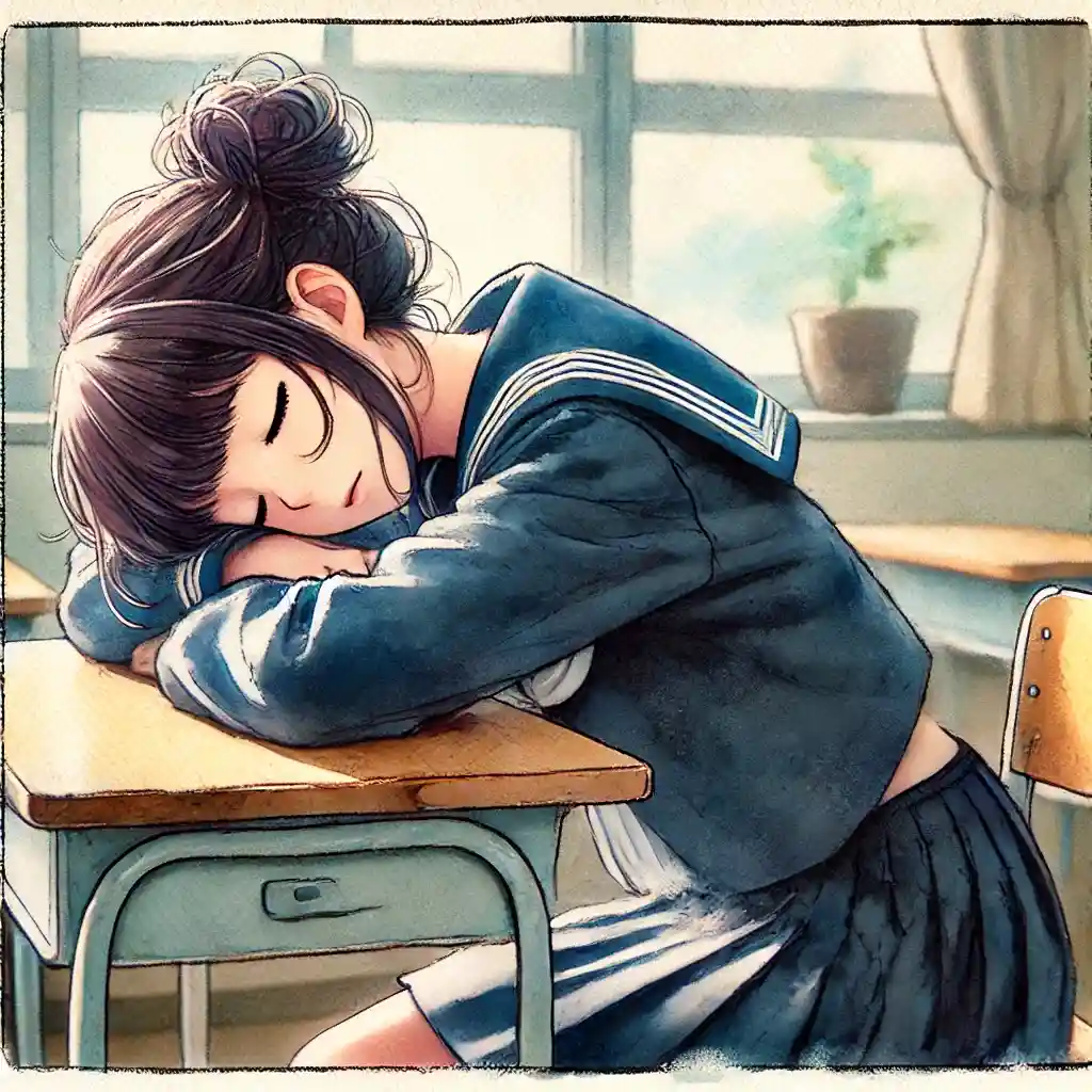 憂鬱レベル3の女子中学生