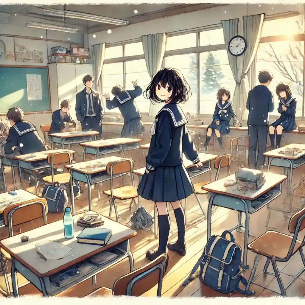 休み時間の女子