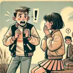 映画に誘っている男子