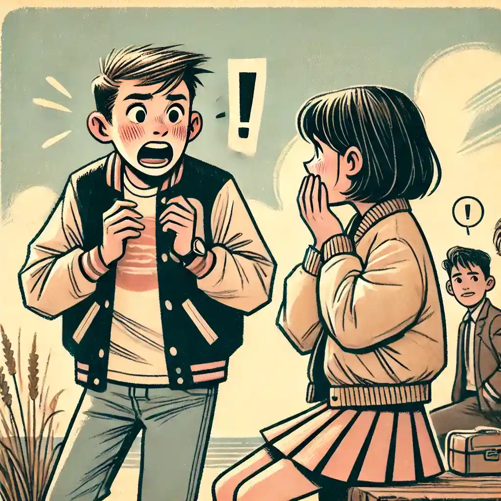 映画に誘っている男子