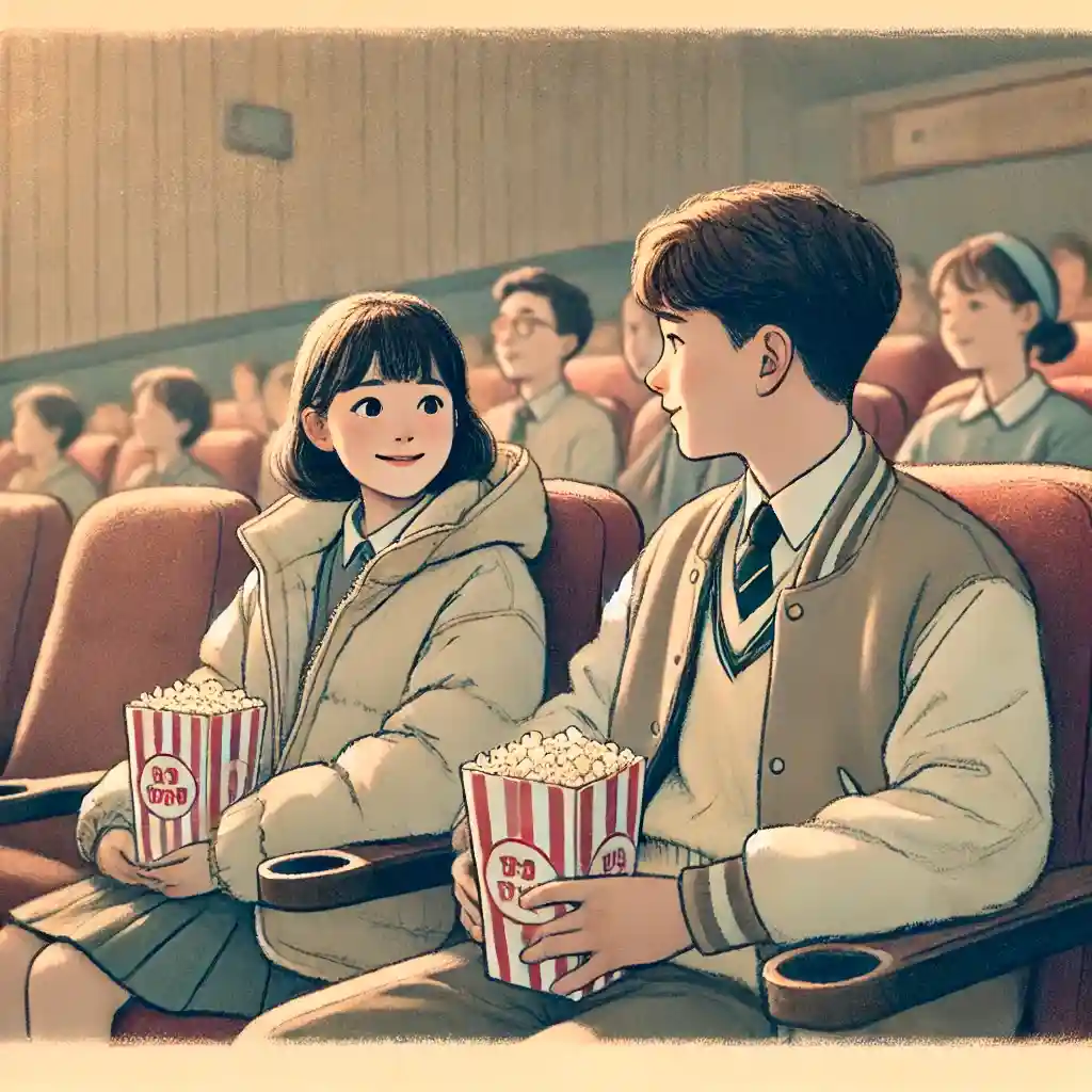 お互い探り合っている男女