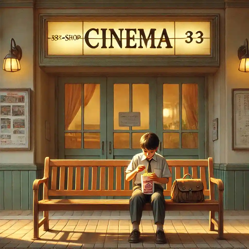 シアターに入る前に食べる