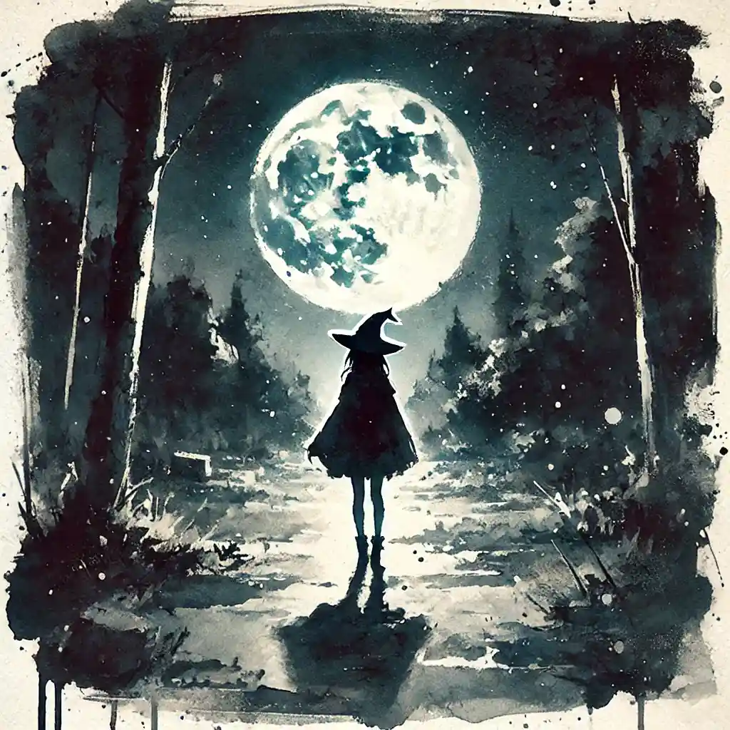 去っていく魔女