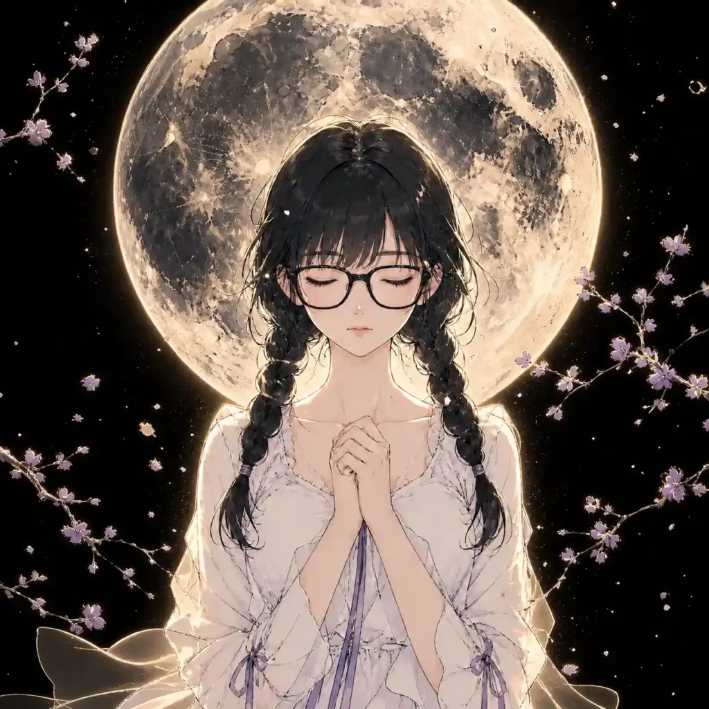 月夜に呪いを使う少女