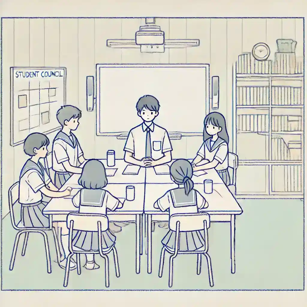 生徒会のミーティング