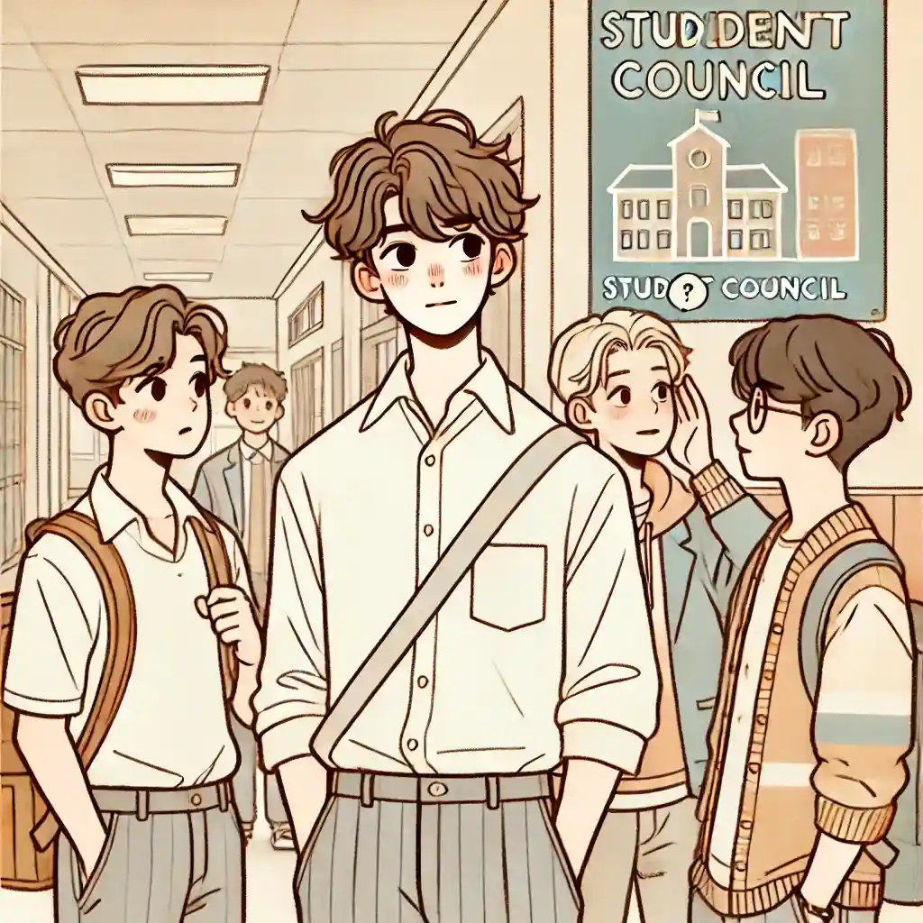 みんながポスターを見てくれている